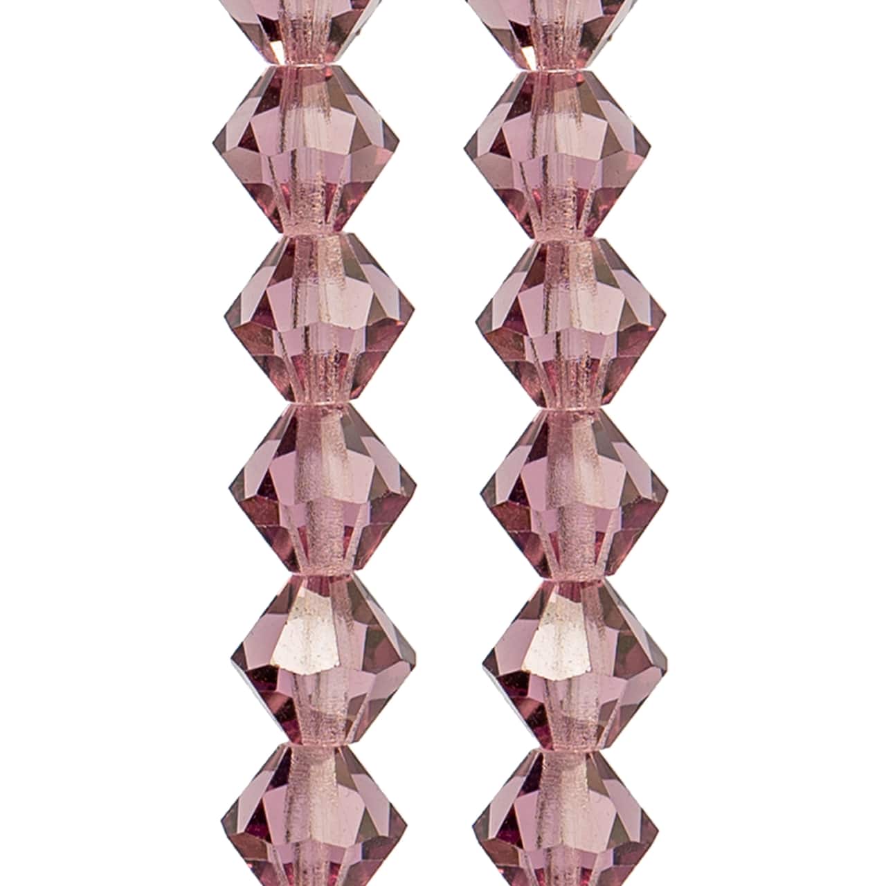 12 Pack: Preciosa Glass Crystal Bicone Beads, 6mm by Bead Landing™
